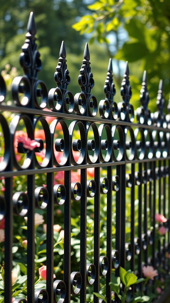 elegant durable wrought iron