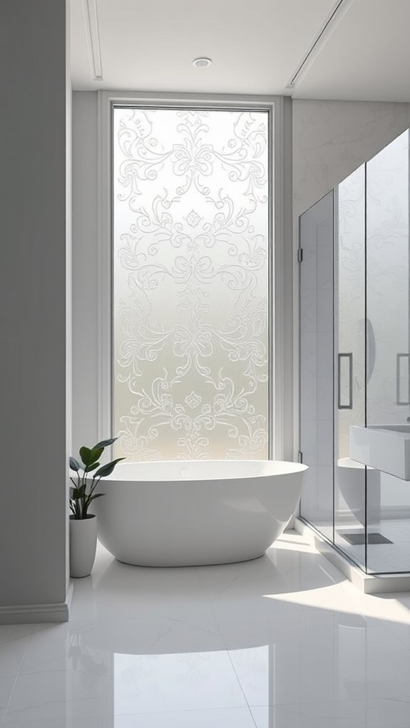 elegant etched glass designs