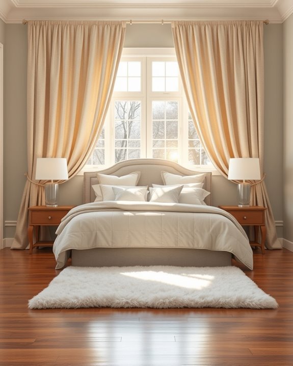 elegant fabric layered treatments