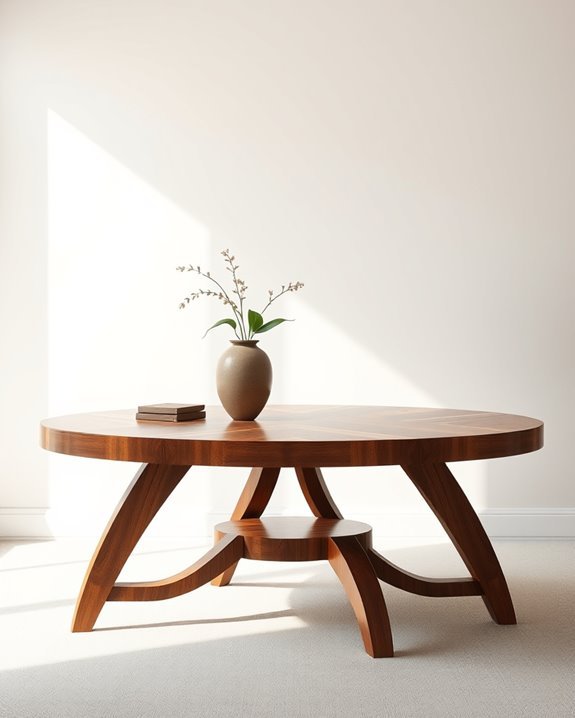 elegant geometric design tables