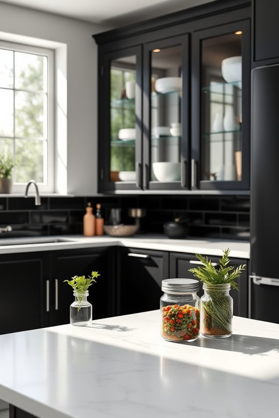 elegant glass cabinet designs