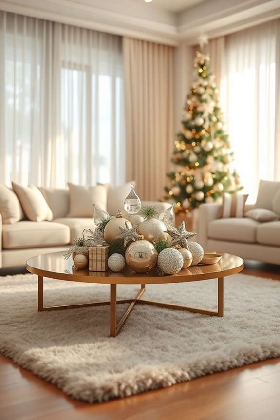 elegant glass holiday decorations