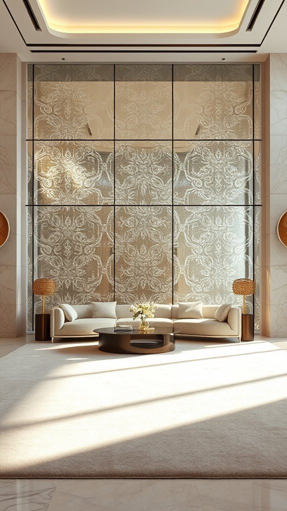 elegant glass panel designs