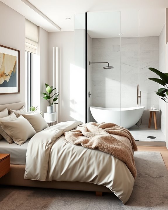 elegant glass partition design