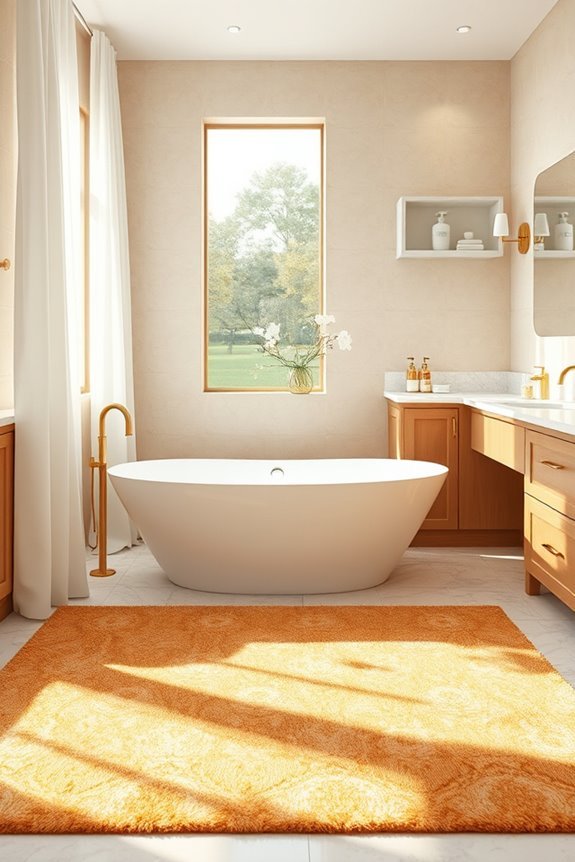 elegant gold accent rugs