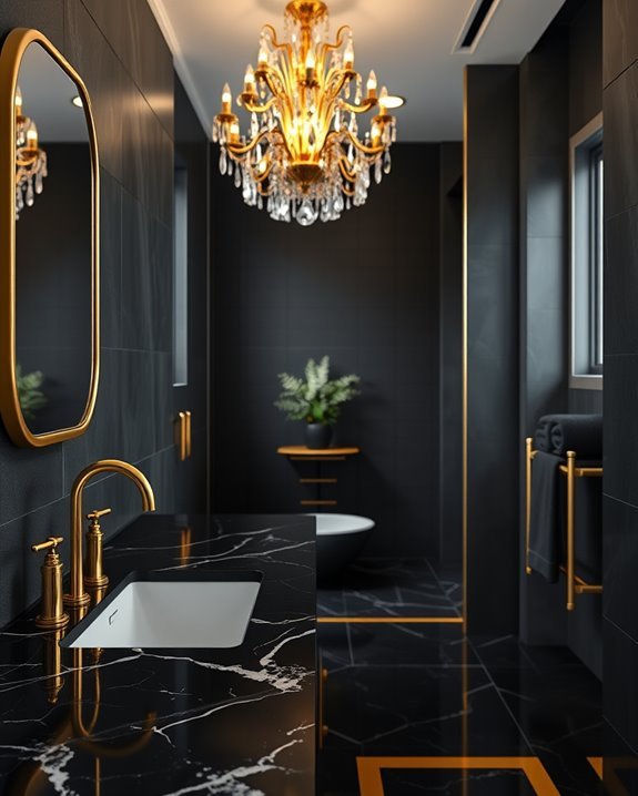 elegant gold pendant lighting