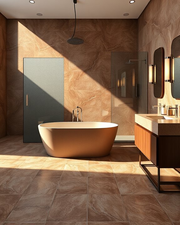 elegant granite and glass