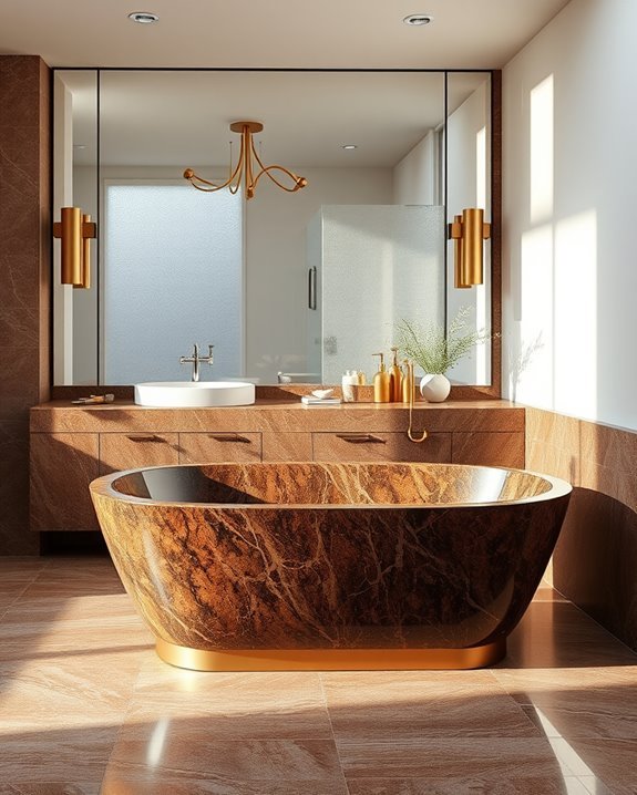 elegant granite and metallics