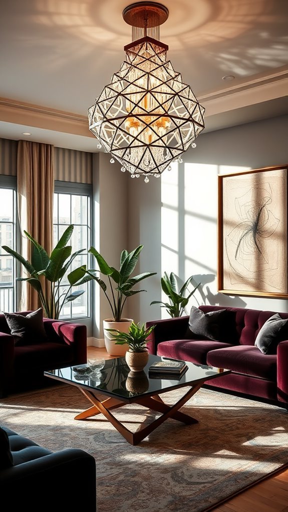elegant hanging light fixtures