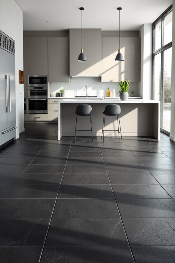 elegant leather kitchen tiles