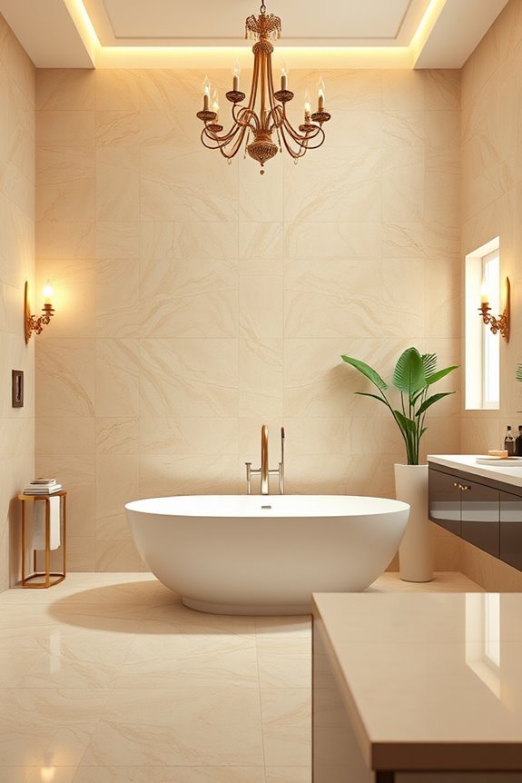 elegant lighting enhances beauty
