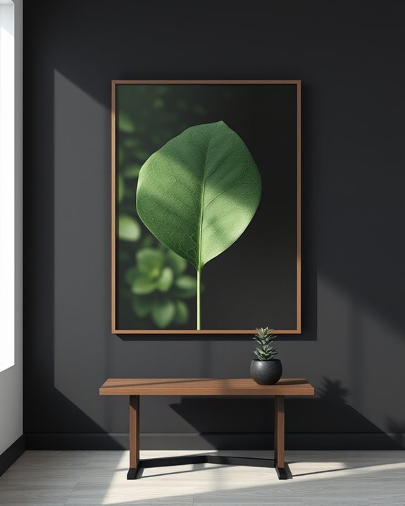 elegant minimalist leaf designs