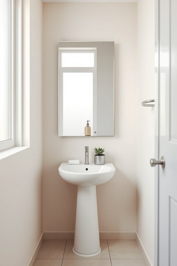 elegant minimalist mirror designs