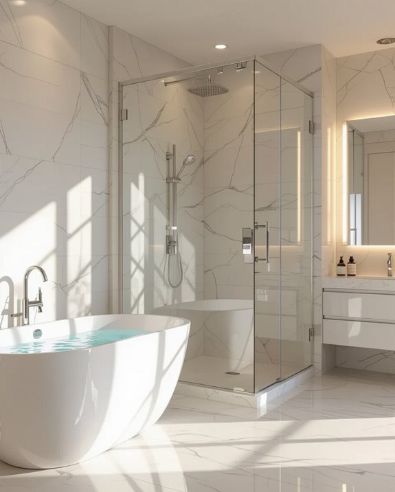 elegant modern glass enclosures