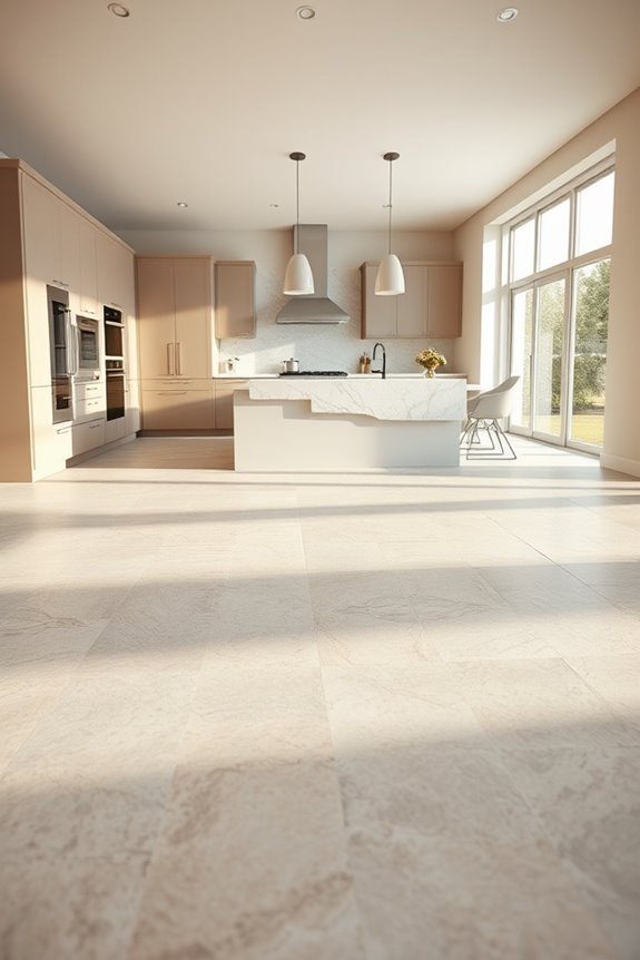 elegant natural stone flooring