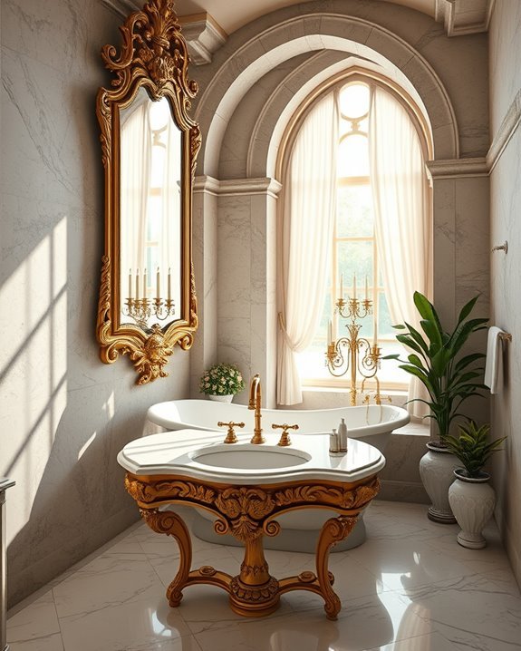 elegant ornate mirror designs