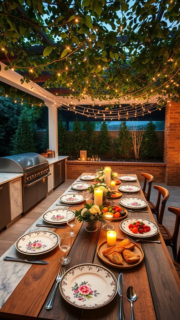 elegant outdoor dining experience