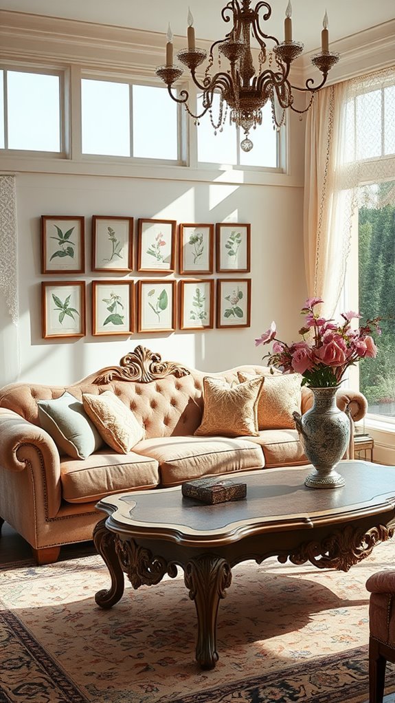 elegant retro interior design