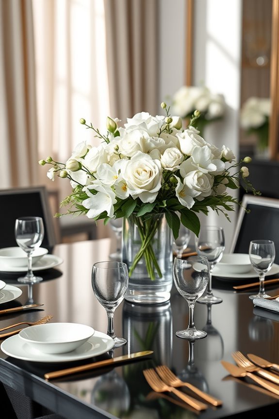 elegant seasonal white flowers