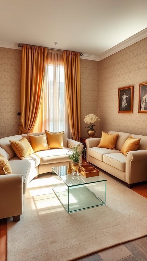 elegant small space decor