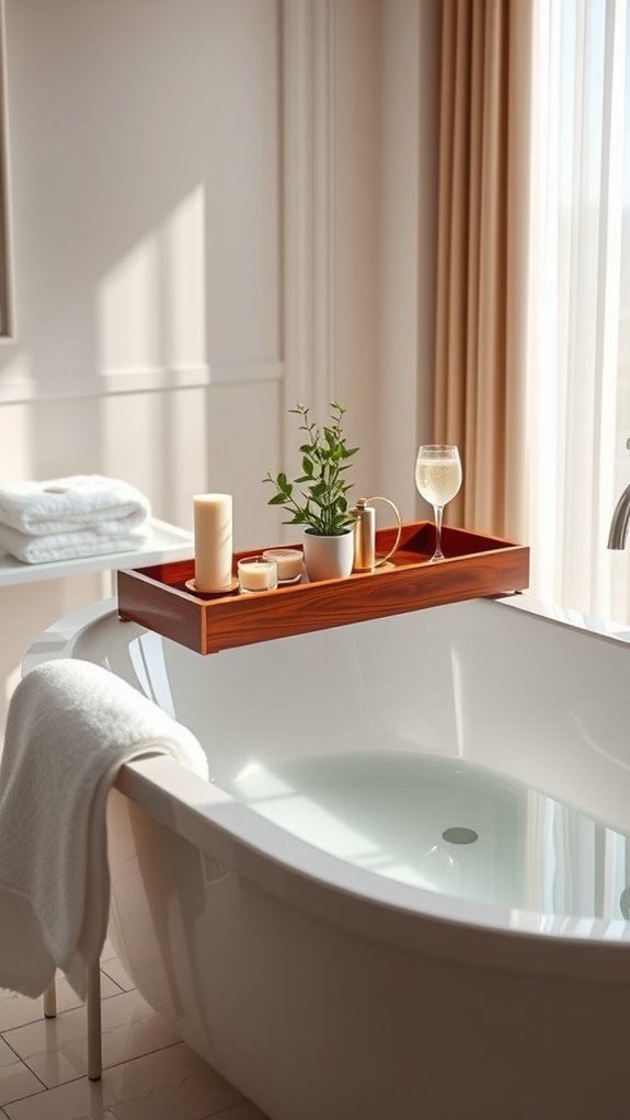 elegant spa bath essentials