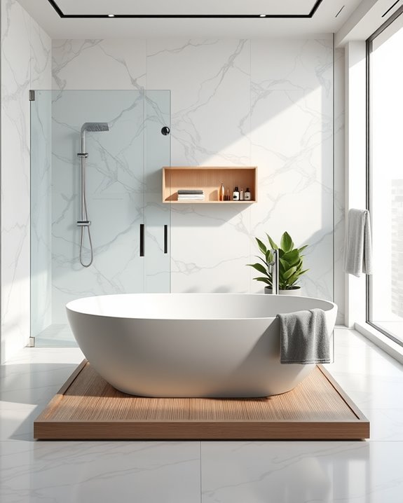 elegant spa like showers