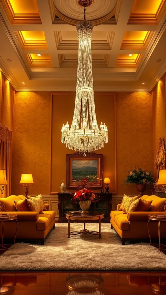 elegant statement lighting fixture