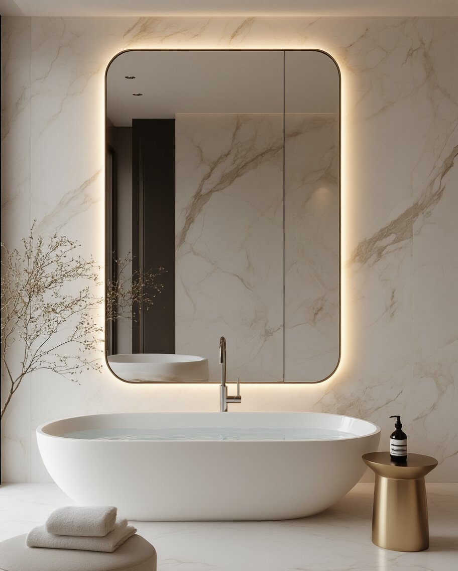 elegant statement oversized mirrors