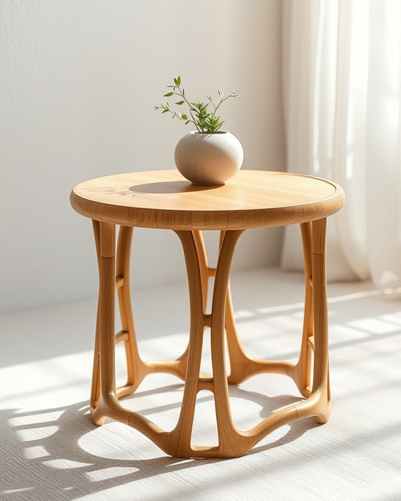 elegant sustainable bamboo tables