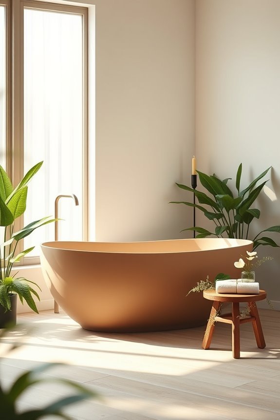elegant sustainable bath experience