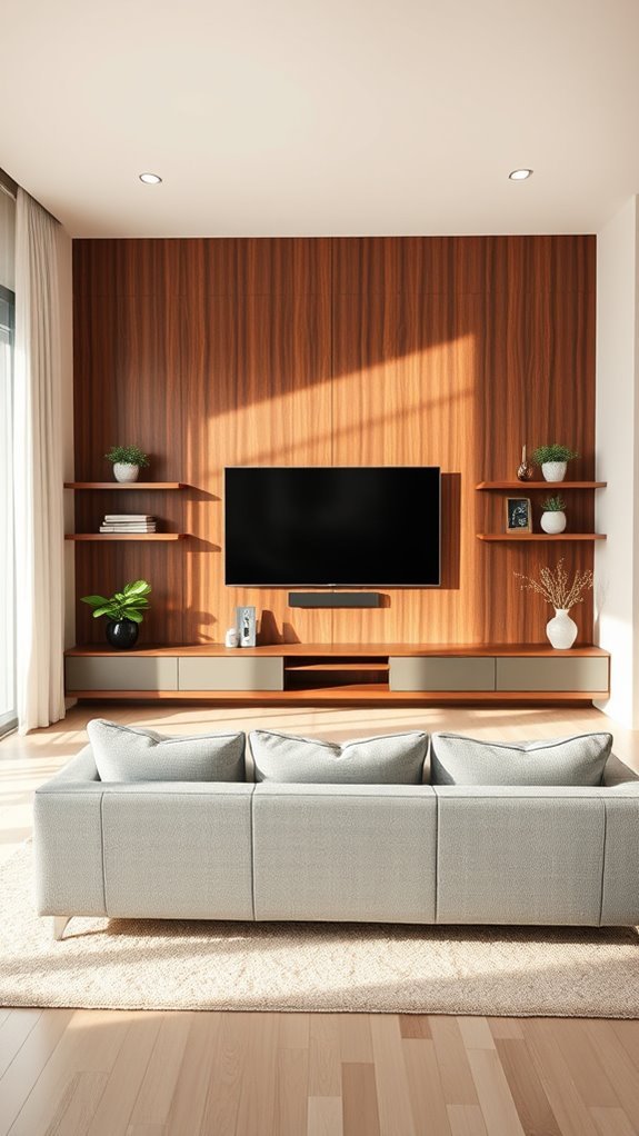 elegant sustainable wood accents