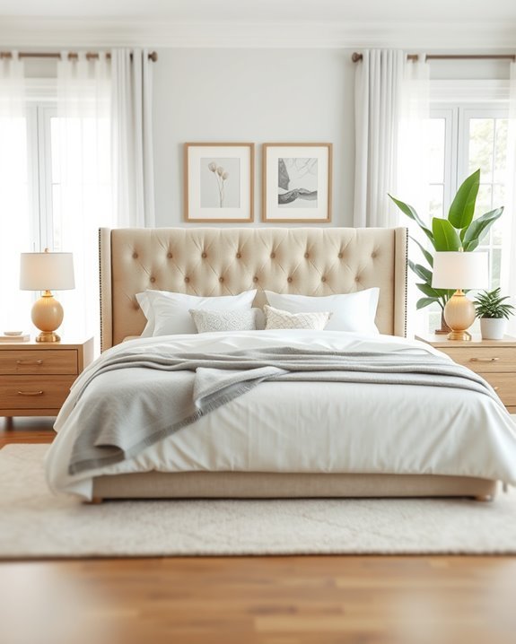 elegant upholstered headboard styles