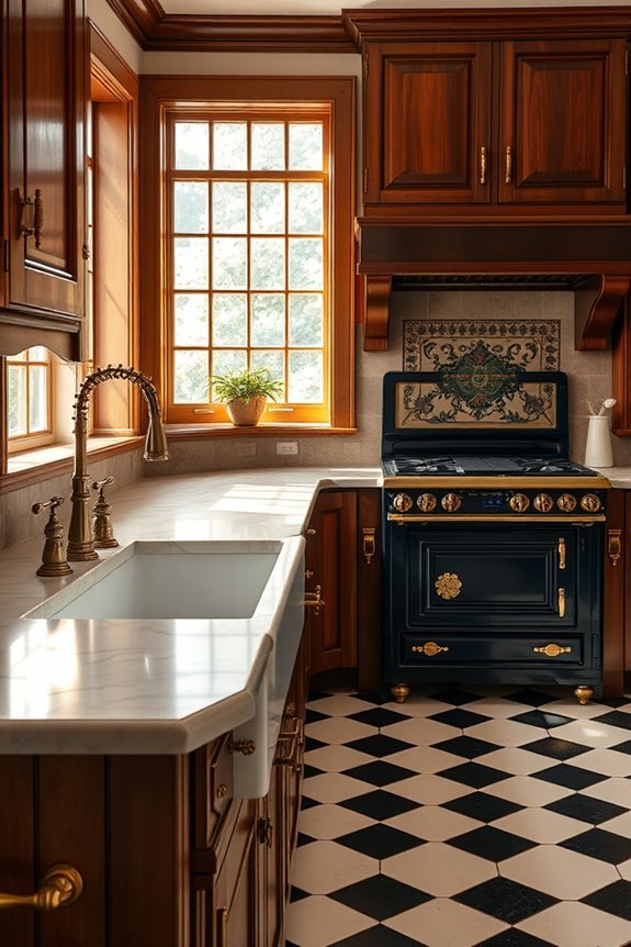 elegant victorian kitchen hardware