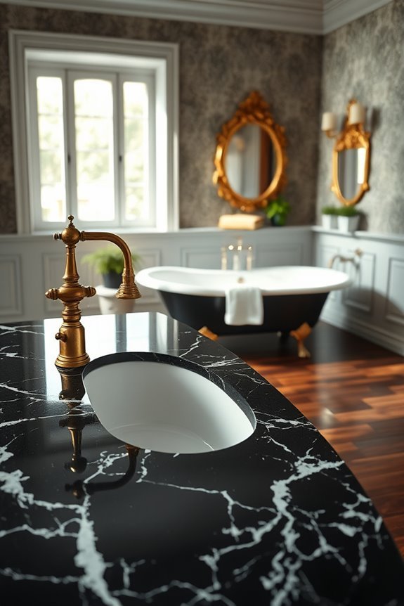 elegant vintage marble decor