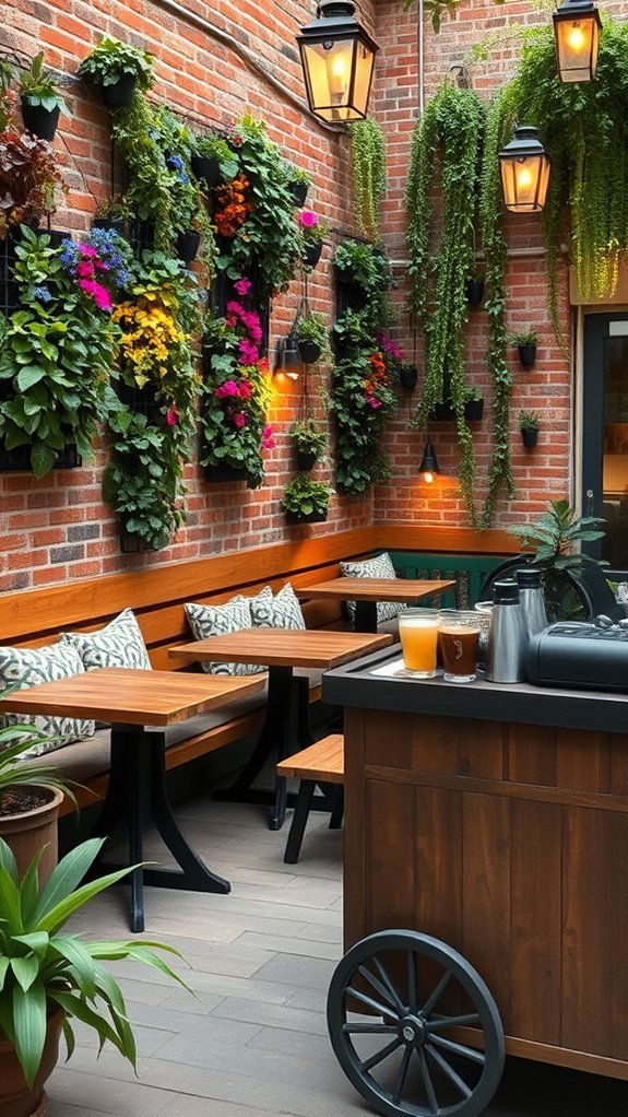 elevate ambiance with greenery