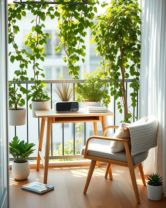 elevate balcony study ambiance