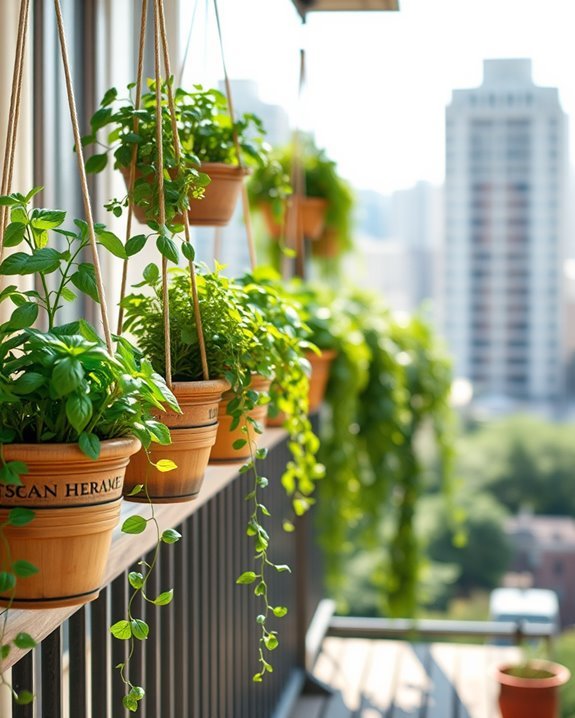 elevate balcony with planters
