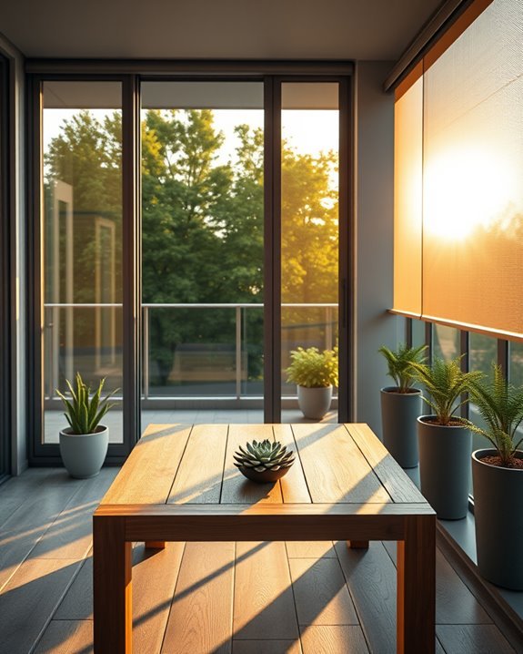elevate balcony with retractable screens
