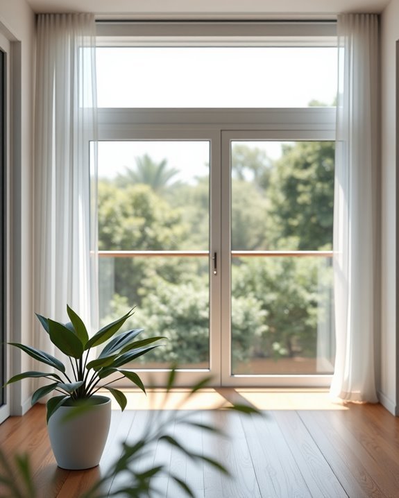 elevate balcony with transoms