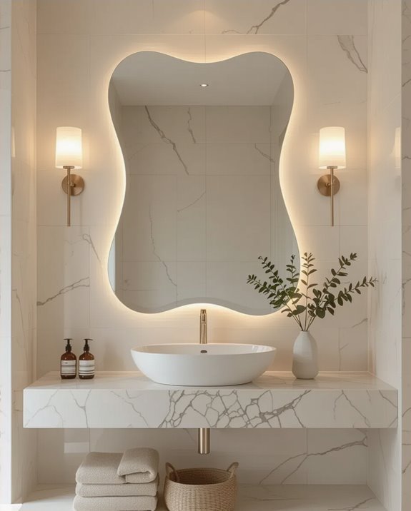 elevate bathroom style mirrors