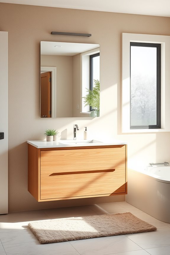 elevate bathroom with mirrors