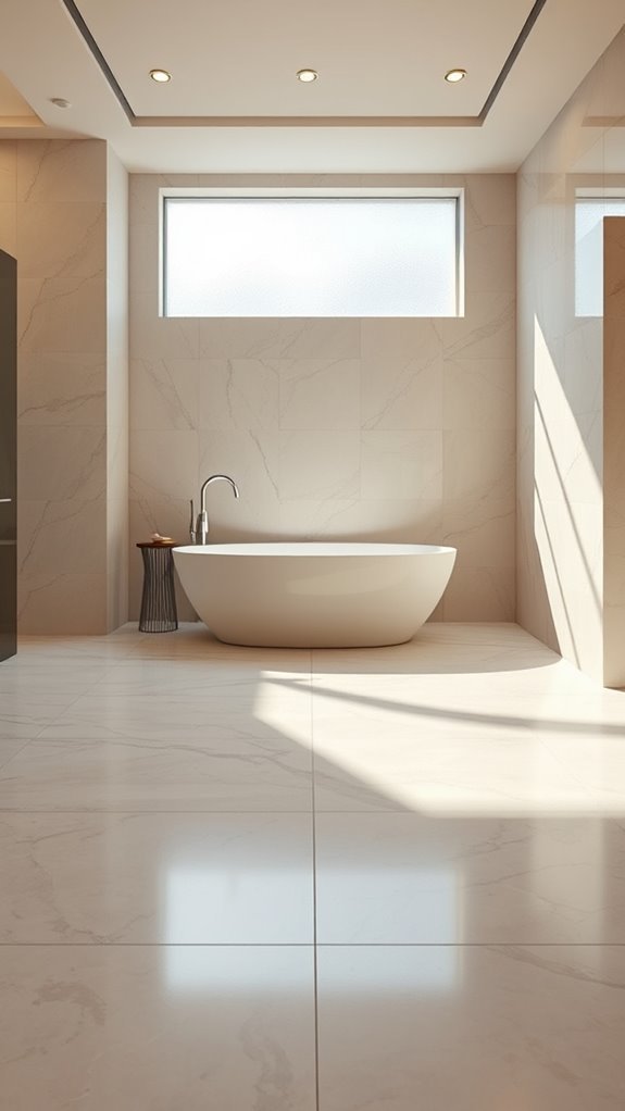 elevate bathroom with porcelain