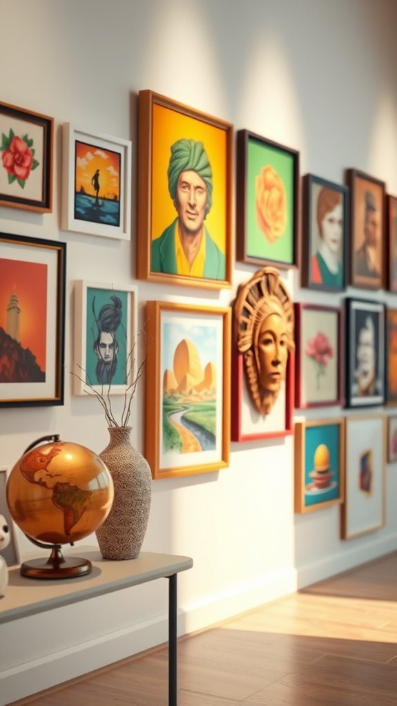 elevate gallery wall design