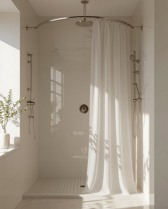 elevate shower space aesthetics