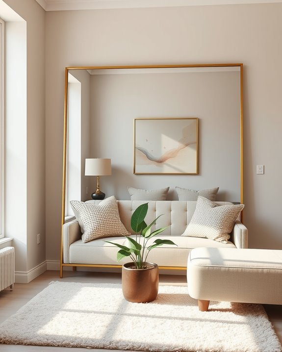 elevate space with mirrors