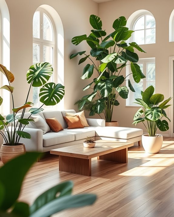 elevate space with plants