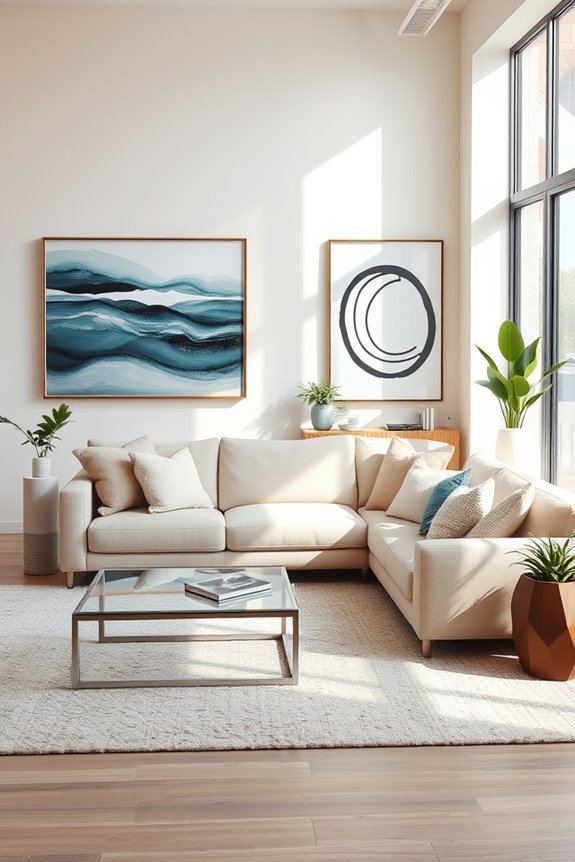 elevate space with statement art
