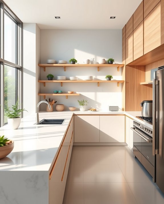 elevated ergonomic kitchen design
