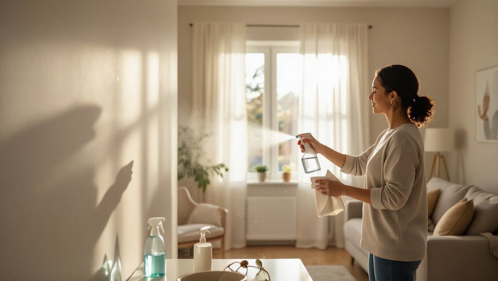 eliminate wall odors quickly