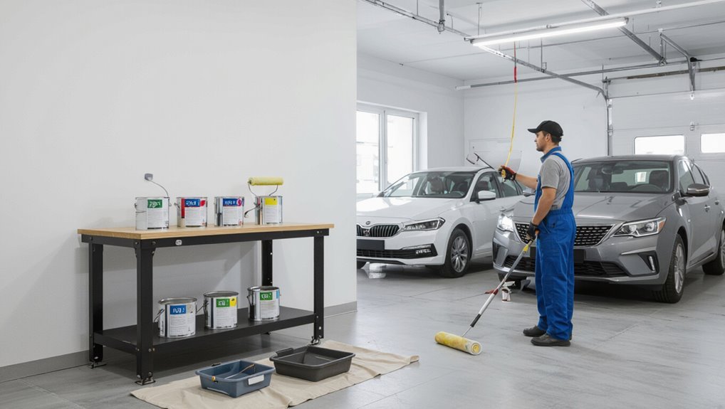 enamel paint benefits garage durability